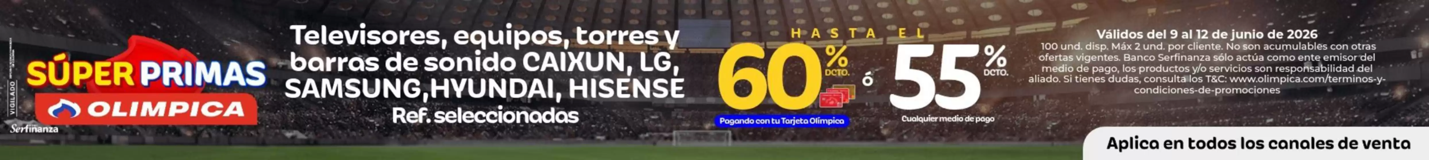 Catálogo Olímpica en Bogotá | Nuevas ofertas para descubrir | 2026-06-09T00:00:00.000Z - 2026-06-12T00:00:00.000Z