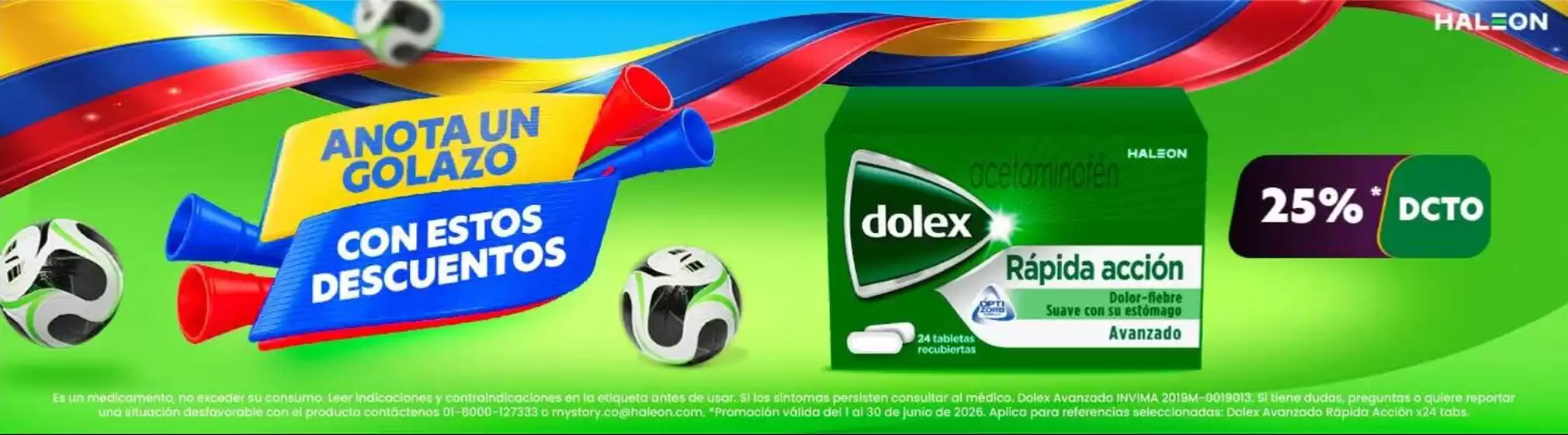 Catálogo Droguería La Botica en Puerto Caicedo | Anota un Golazo con estos descuentos | 2026-06-08T00:00:00.000Z - 2026-07-31T00:00:00.000Z