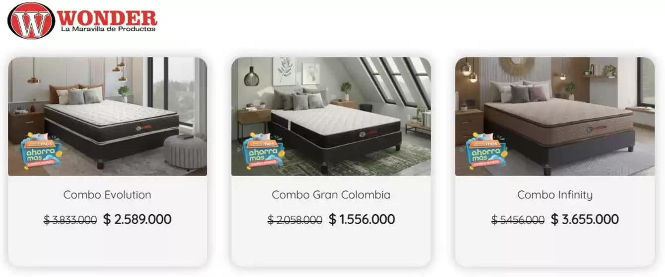 Catálogo Colchones Wonder | Ofertas Especiales | 2026-06-09T00:00:00.000Z - 2026-06-24T00:00:00.000Z