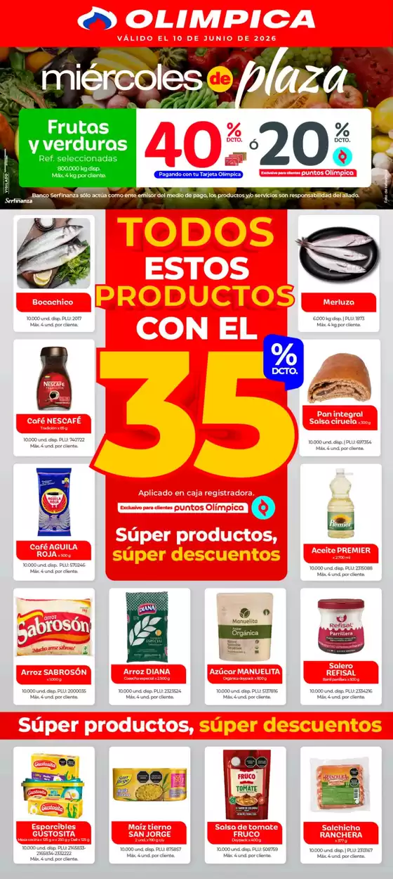 Catálogo Olímpica | Gangas exclusivas | 2026-06-10T00:00:00.000Z - 2026-06-10T00:00:00.000Z