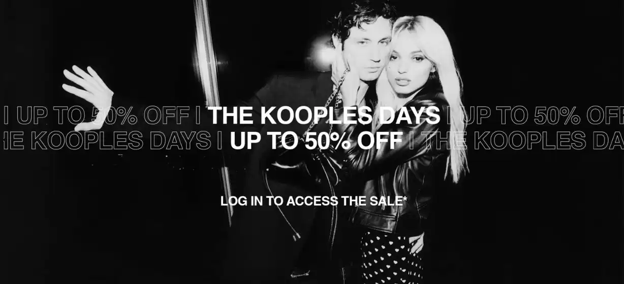 Catálogo The Kooples en Barranquilla | The Kooples Days hasta 50% OFF | 2026-06-11T00:00:00.000Z - 2026-06-14T00:00:00.000Z