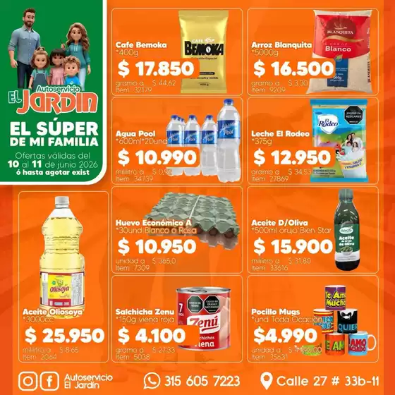 Catálogo Autoservicio El Jardín en Bucaramanga | Ofertas Autoservicio El Jardín | 2026-06-10T00:00:00.000Z - 2026-06-11T00:00:00.000Z