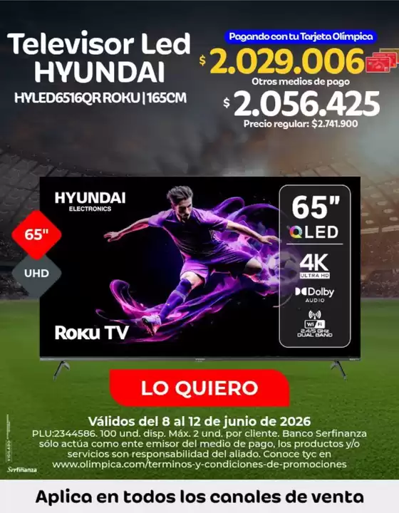 Catálogo Olímpica | Ofertas para cazadores de gangas | 2026-06-08T00:00:00.000Z - 2026-06-12T00:00:00.000Z
