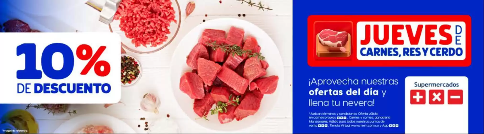 Catálogo Más x Menos en Santa Rosa de Cabal | Aprovecha nuestras ofertas del día carnes, res y cerdo 10% DTO | 2026-06-11T00:00:00.000Z - 2026-06-11T00:00:00.000Z