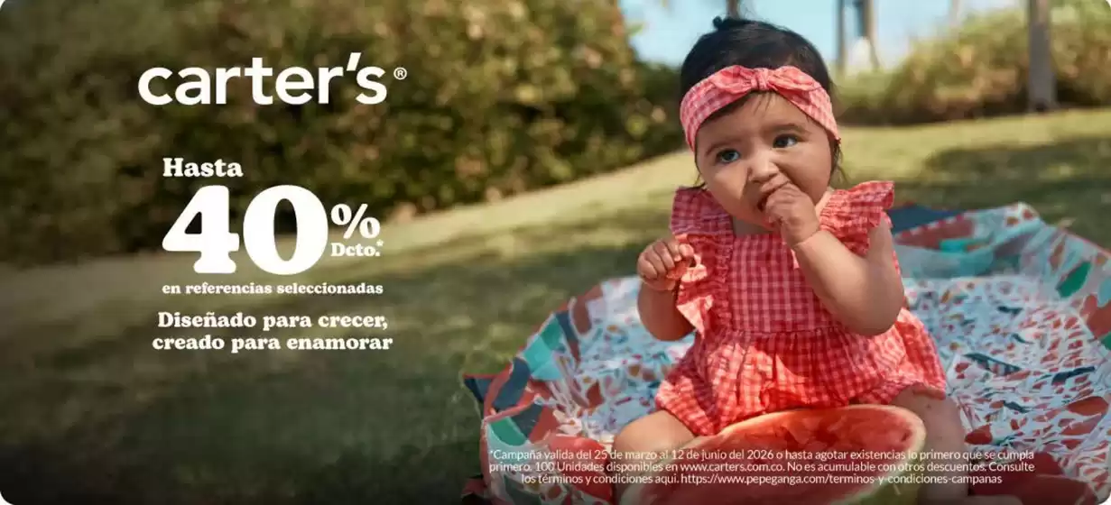 Catálogo Carter's | Hasta 40% OFF | 2026-06-12T00:00:00.000Z - 2026-06-12T00:00:00.000Z