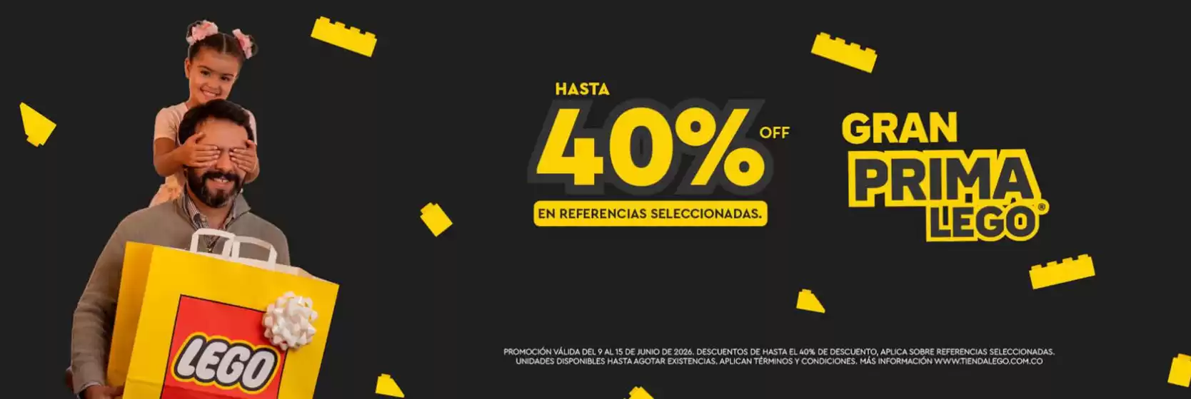 Catálogo LEGO | Gran Prima Lego hasta 40% OFF | 2026-06-12T00:00:00.000Z - 2026-06-15T00:00:00.000Z