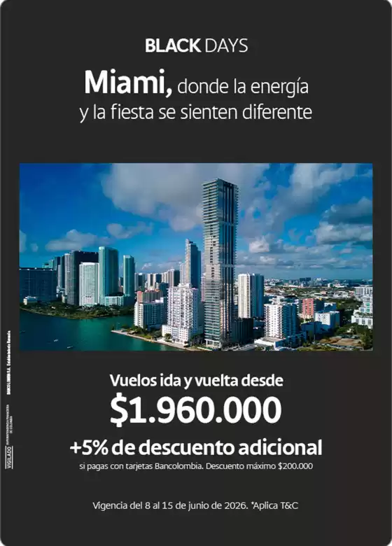 Catálogo Bancolombia en Medellín | Grandes descuentos en productos seleccionados | 2026-06-08T00:00:00.000Z - 2026-06-15T00:00:00.000Z
