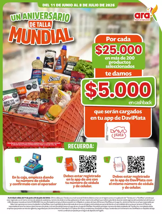 Catálogo Ara | Folleto S24 TiendasARA Nacional 205x27cmV2 | 2026-06-11T00:00:00.000Z - 2026-07-08T00:00:00.000Z