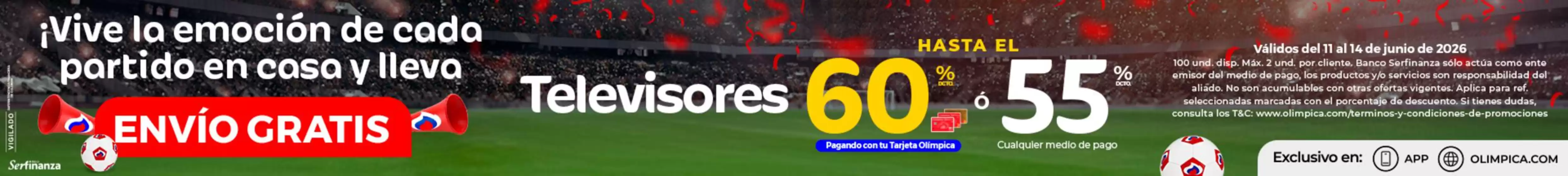 Catálogo Olímpica en Aldana | Ofertas para cazadores de gangas | 2026-06-11T00:00:00.000Z - 2026-06-14T00:00:00.000Z