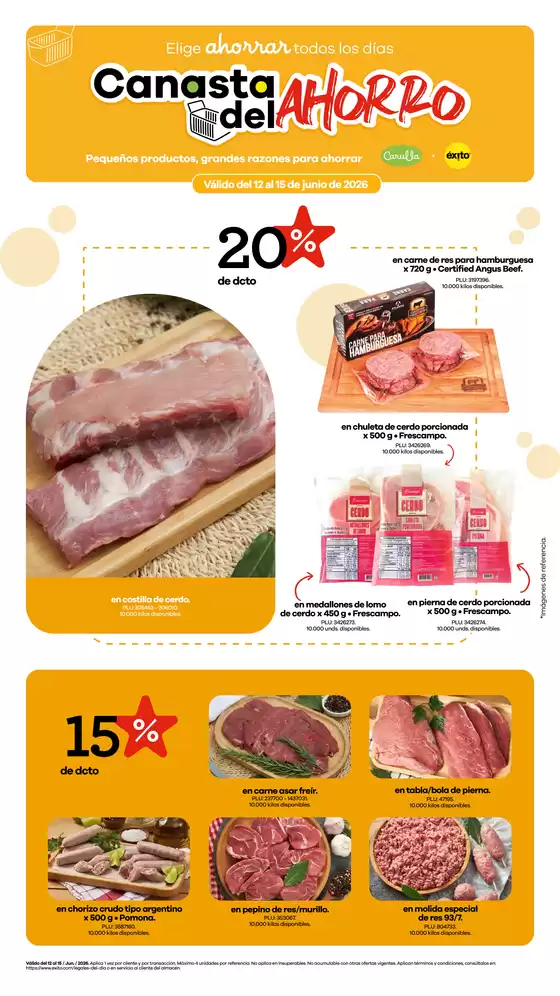 Catálogo Éxito | CANASTA DEL AHORRO | 2026-06-12T00:00:00.000Z - 2026-06-15T00:00:00.000Z