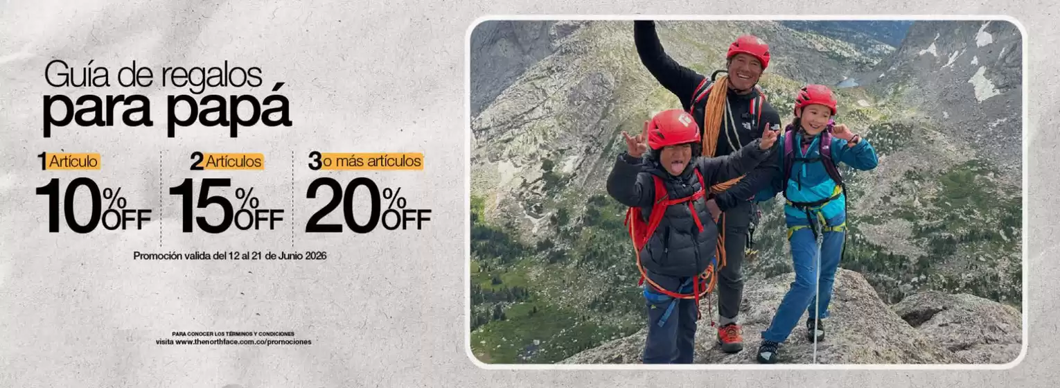 Catálogo The North Face | Guía de regalos para papá | 2026-06-16T00:00:00.000Z - 2026-06-21T00:00:00.000Z