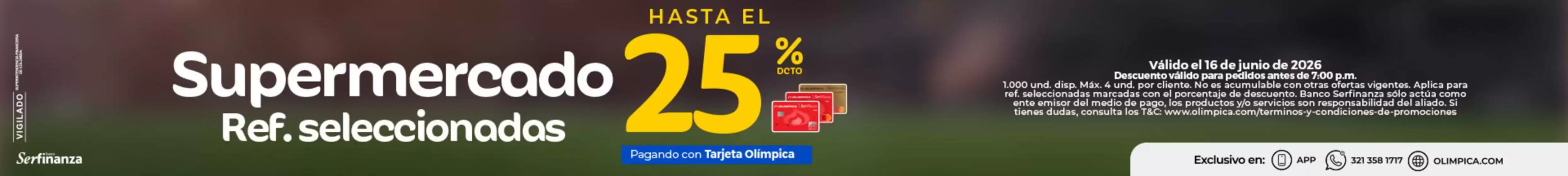 Catálogo Olímpica en Los Palmitos | Promociones actuales | 2026-06-16T00:00:00.000Z - 2026-06-16T00:00:00.000Z