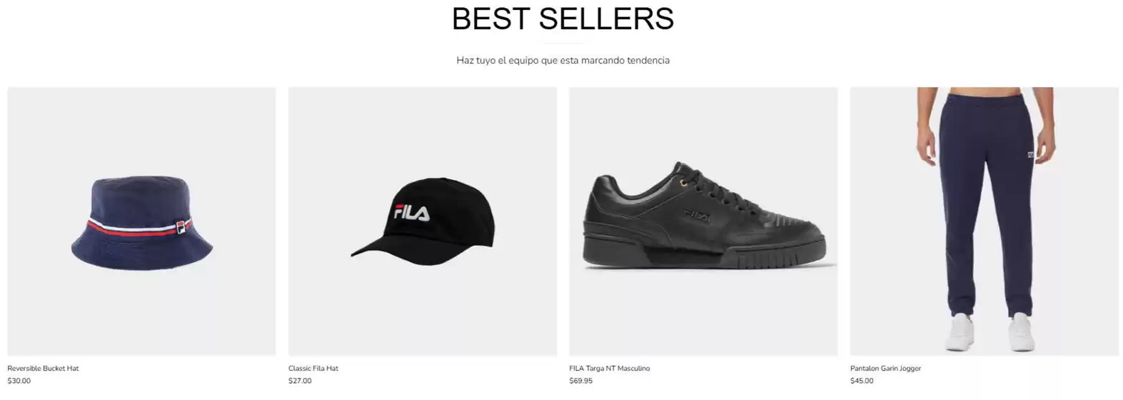 Catálogo Fila | Best Sellers | 2026-06-16T00:00:00.000Z - 2026-06-30T00:00:00.000Z