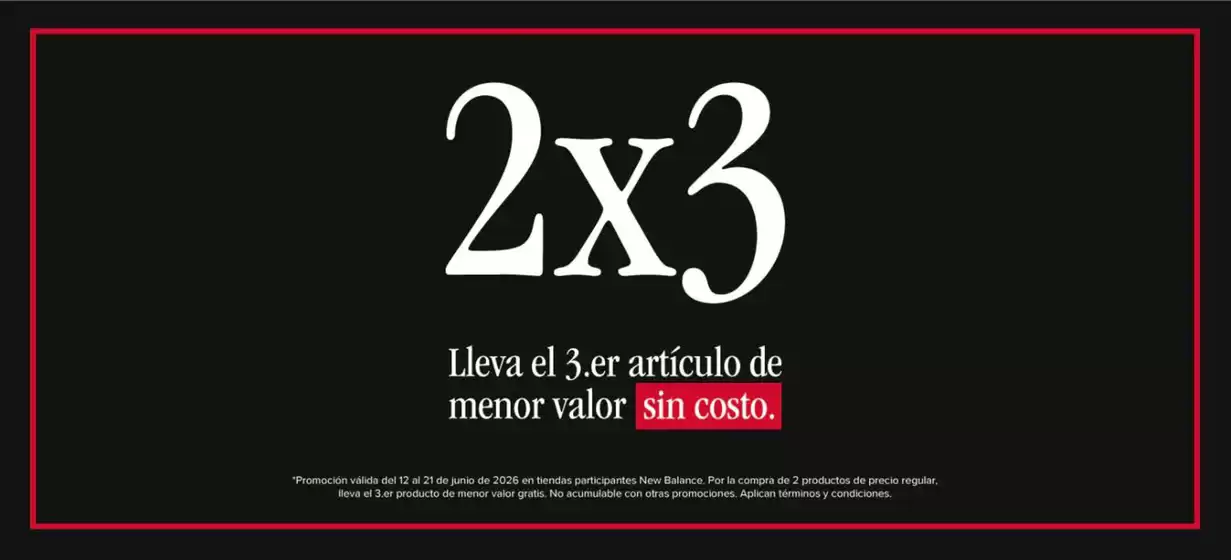 Catálogo New Balance | 2x3 | 2026-06-16T00:00:00.000Z - 2026-06-21T00:00:00.000Z