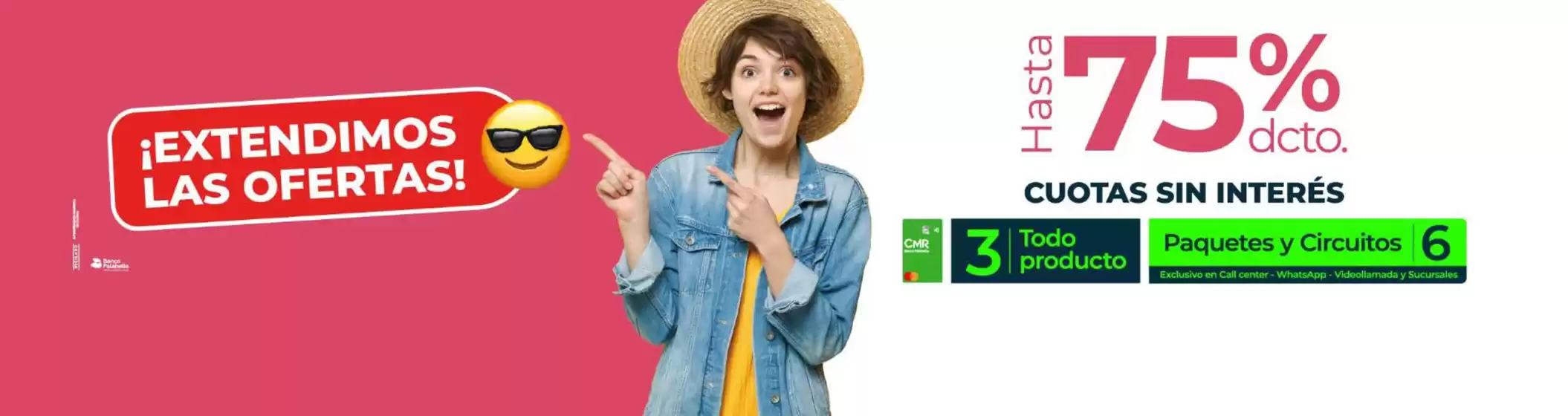 Catálogo Viajes Falabella | Extendimos las Ofertas | 2026-06-17T00:00:00.000Z - 2026-06-21T00:00:00.000Z