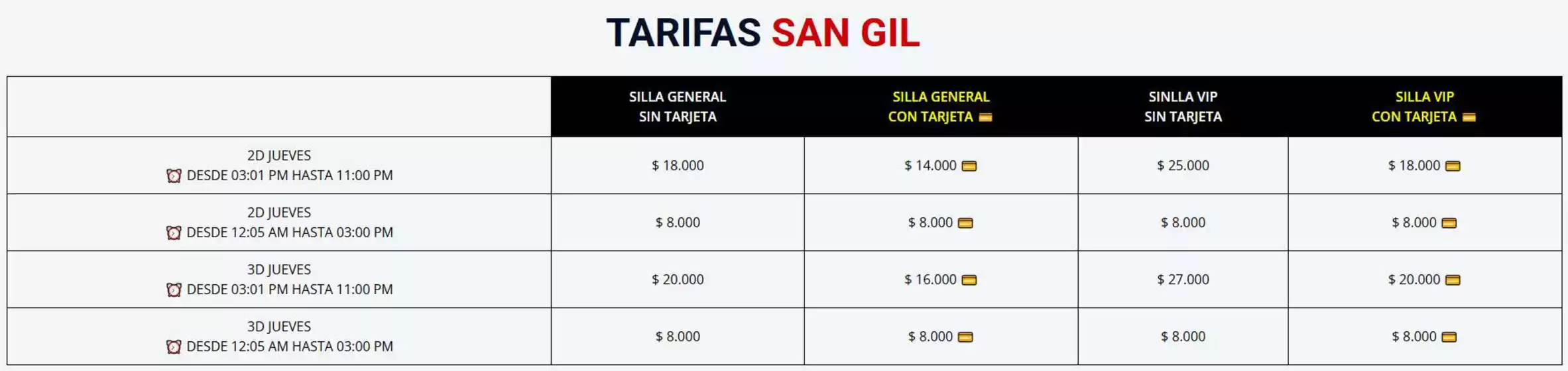 Catálogo Cinelandia | Tarifas | 2026-06-18T00:00:00.000Z - 2026-06-30T00:00:00.000Z