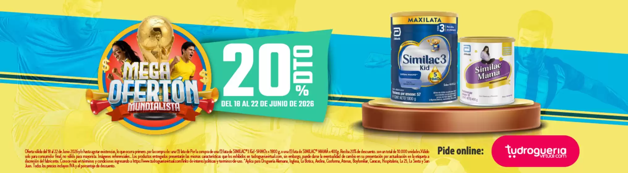 Catálogo Tu Droguería Virtual | Ofertas principales y descuentos | 2026-06-18T00:00:00.000Z - 2026-06-22T00:00:00.000Z
