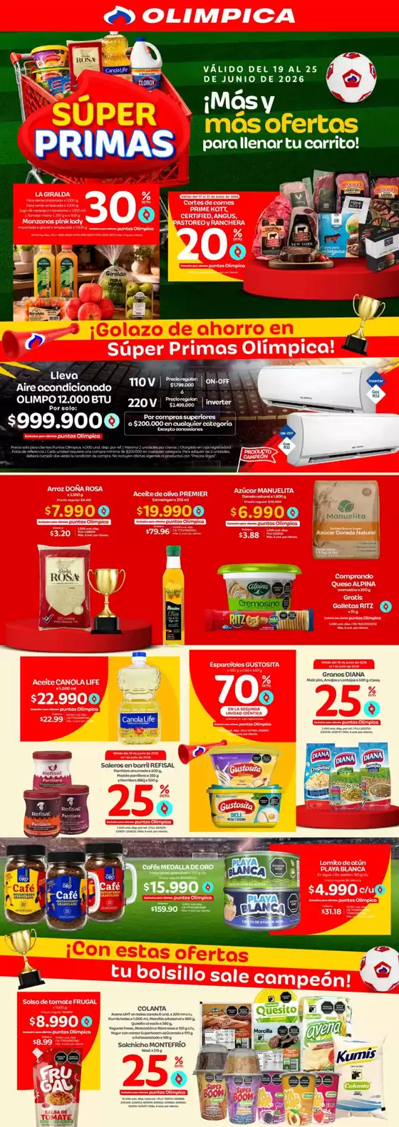 Catálogo Olímpica en El Carmen de Viboral | Ofertas Olímpica | 2026-06-19T00:00:00.000Z - 2026-06-25T00:00:00.000Z