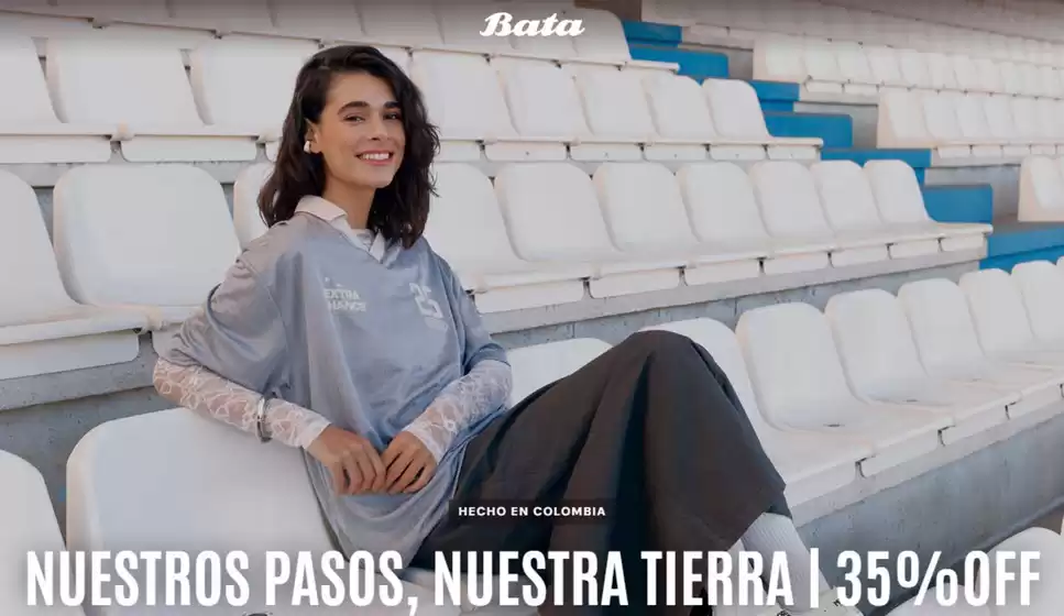 Catálogo Bata | Nuestros pasos, nuestra tierra 35% OFF | 2026-06-19T00:00:00.000Z - 2026-06-28T00:00:00.000Z