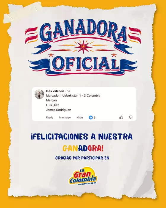 Catálogo La Gran Colombia | Ofertas principales para ahorradores | 2026-06-21T00:00:00.000Z - 2026-07-05T00:00:00.000Z