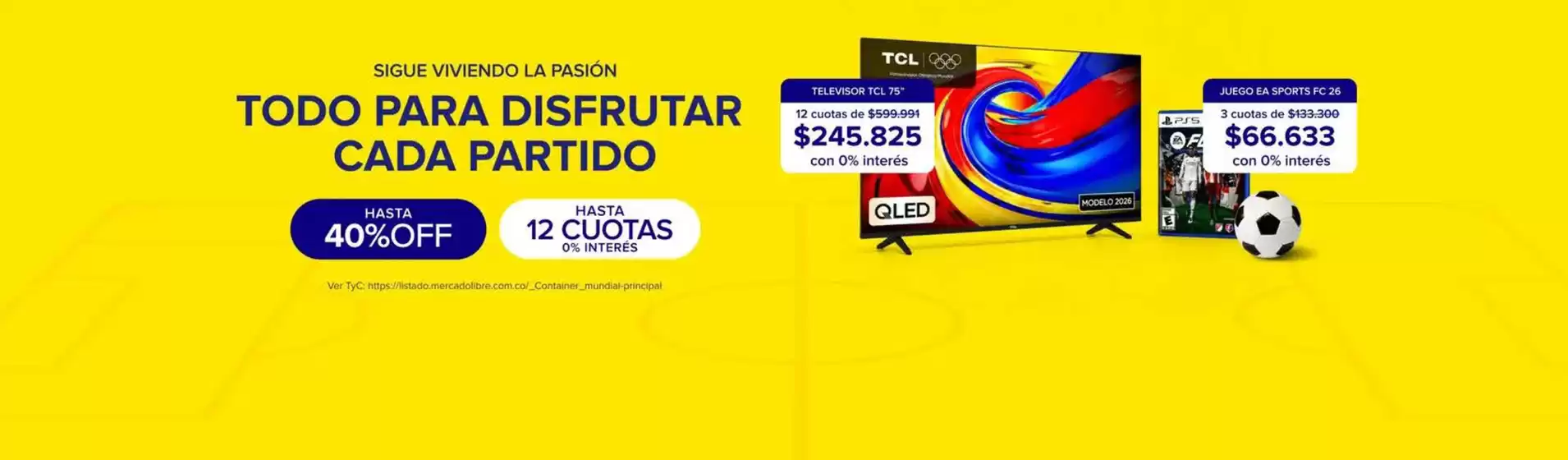 Catálogo Mercado Libre | Promociones  | 2026-06-22T00:00:00.000Z - 2026-06-25T00:00:00.000Z