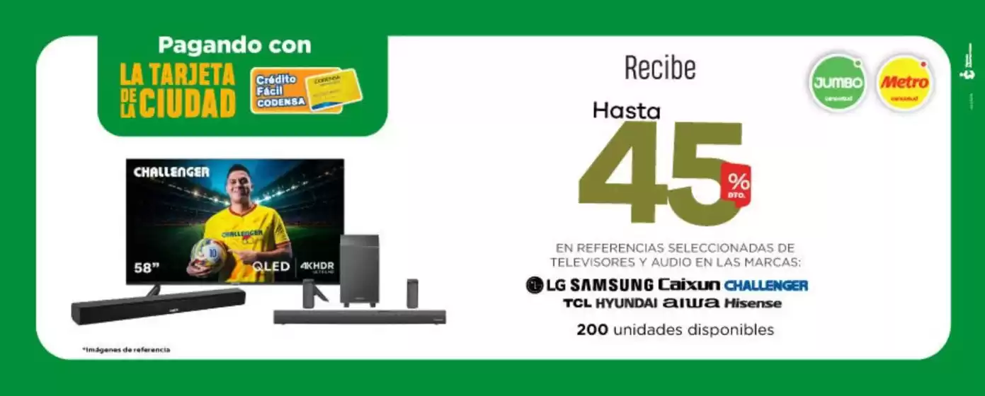 Catálogo Crédito Fácil Codensa | Recibe Hasta 45%DTO en Ref. Selecc | 2026-06-23T00:00:00.000Z - 2026-06-24T00:00:00.000Z