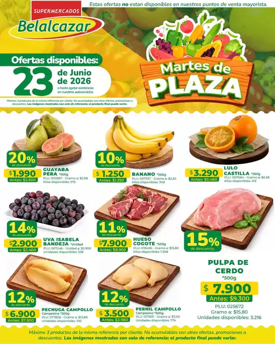 Catálogo Belalcazar | Ofertas Belalcazar | 2026-06-23T00:00:00.000Z - 2026-06-23T00:00:00.000Z
