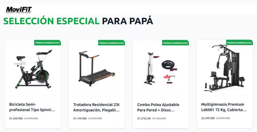 Catálogo Movifit | Selección especial para papá Movifit | 2026-06-24T00:00:00.000Z - 2026-06-30T00:00:00.000Z
