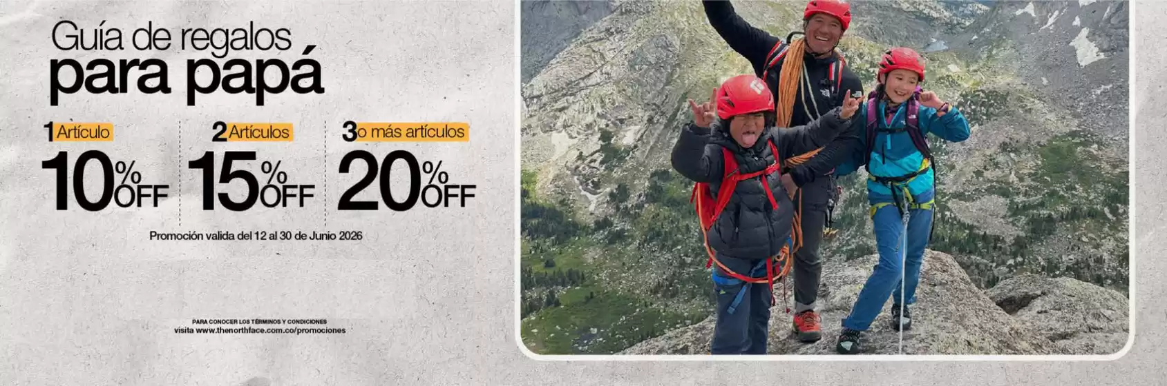 Catálogo The North Face | Guía de regalos para papá, recibe bono recompra | 2026-06-24T00:00:00.000Z - 2026-06-30T00:00:00.000Z