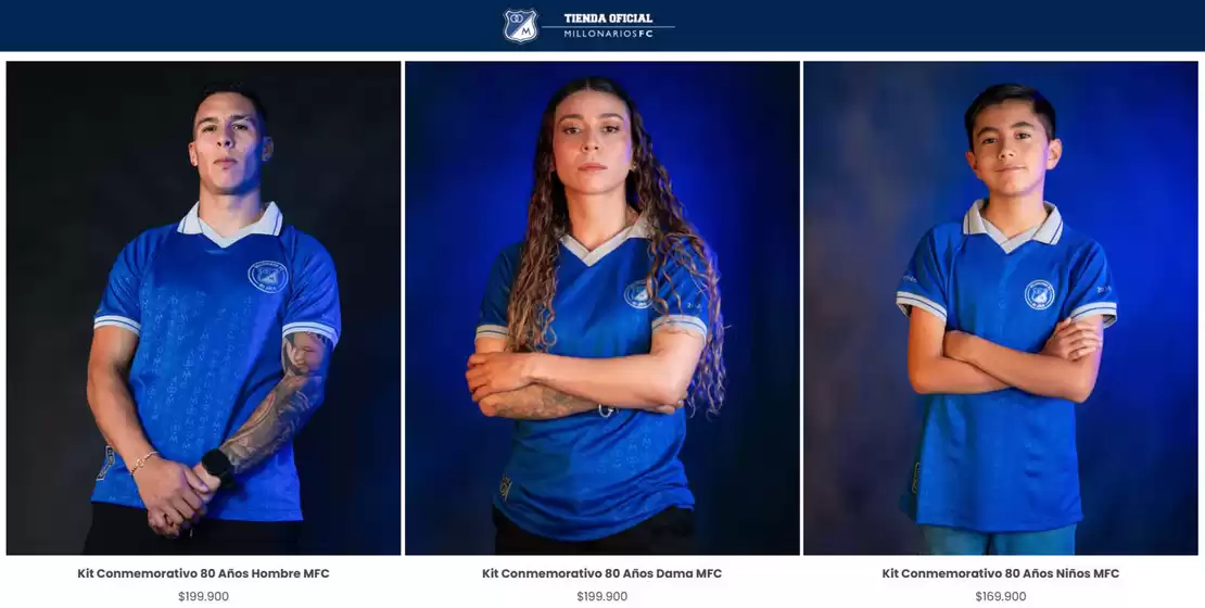 Catálogo Tienda Oficial Millonarios | Precio Especial | 2026-06-24T00:00:00.000Z - 2026-07-05T00:00:00.000Z