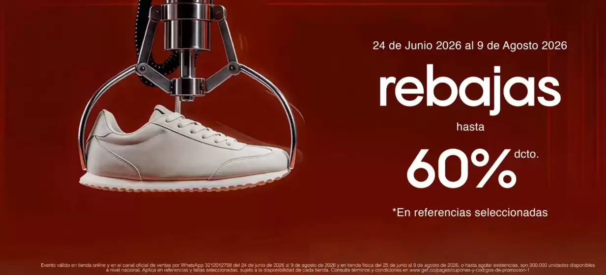 Catálogo Gef | Rebajas Hasta 60% OFF | 2026-06-24T00:00:00.000Z - 2026-08-09T00:00:00.000Z