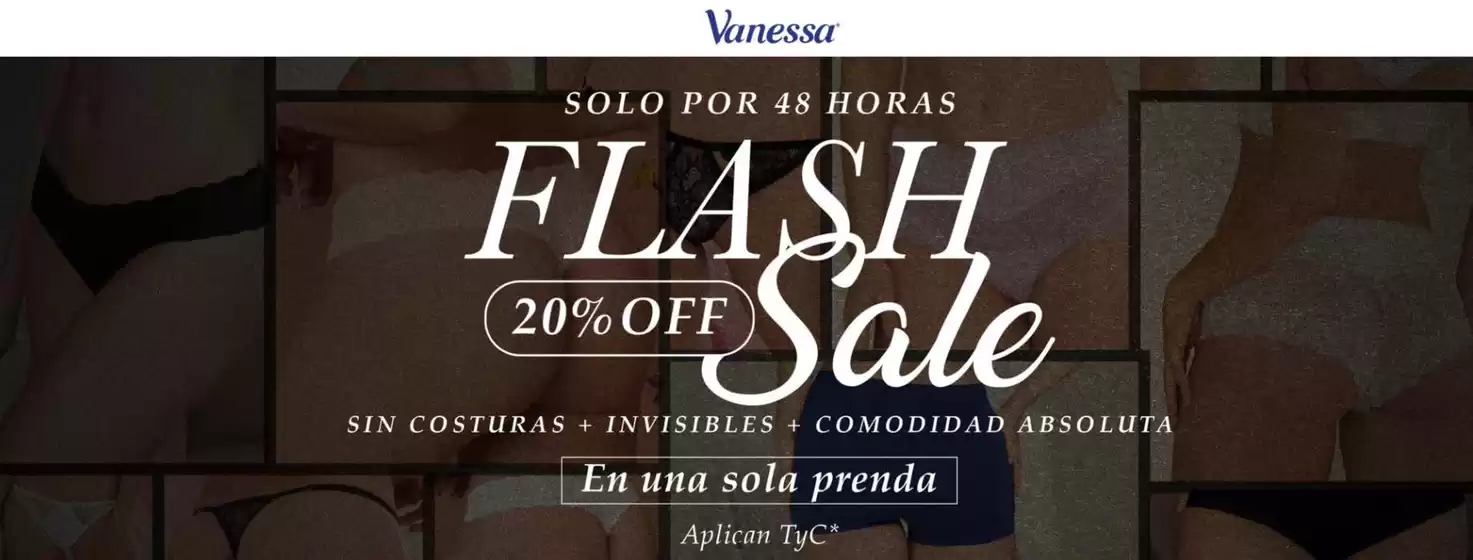 Catálogo Vanessa | Flash Sale 20% OFF | 2026-06-25T00:00:00.000Z - 2026-06-26T00:00:00.000Z