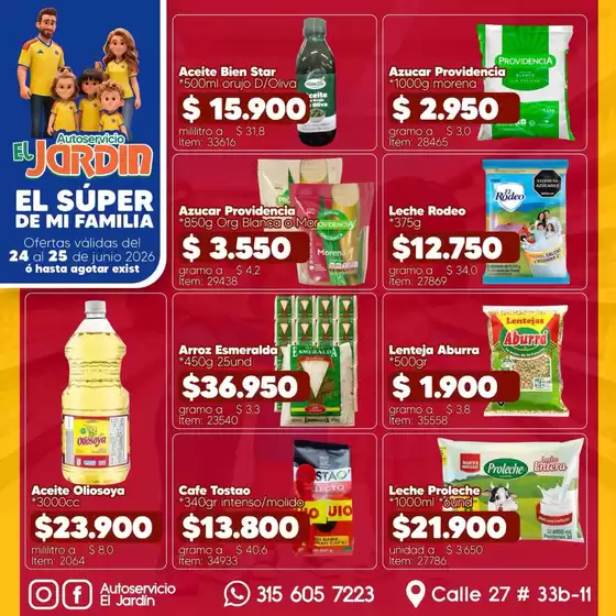 Catálogo Autoservicio El Jardín | Ofertas Autoservicio El Jardín | 2026-06-24T00:00:00.000Z - 2026-06-25T00:00:00.000Z