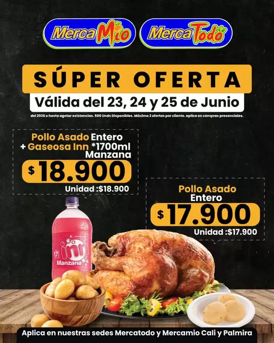 Catálogo MercaTodo | Ofertas principales para todos los clientes | 2026-06-23T00:00:00.000Z - 2026-06-25T00:00:00.000Z