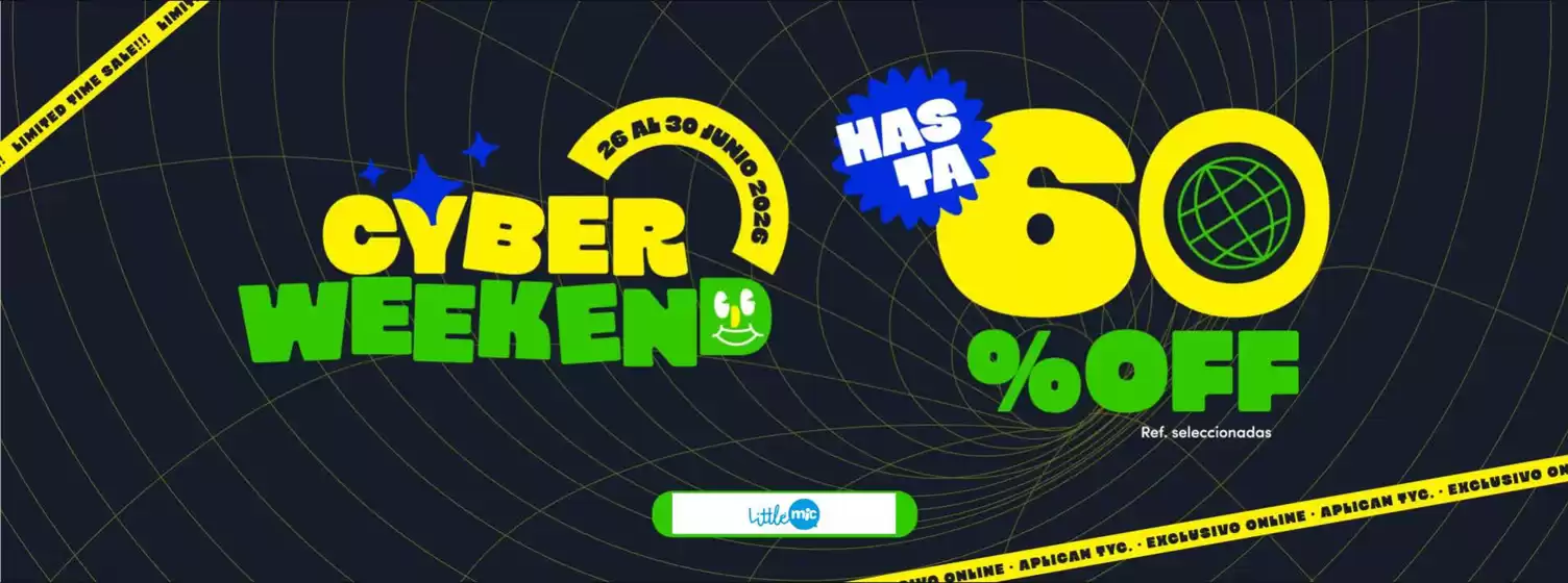 Catálogo Mickids | Cyber Weekend Hasta 60% OFF | 2026-06-26T00:00:00.000Z - 2026-06-30T00:00:00.000Z