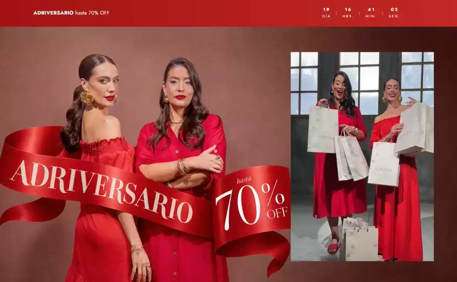 Catálogo Adrissa | Adriversario Hasta 70% Off | 2026-06-26T00:00:00.000Z - 2026-07-14T00:00:00.000Z