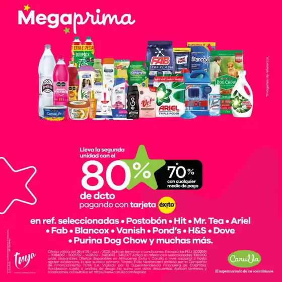 Catálogo Carulla | Megaprima | 2026-06-26T00:00:00.000Z - 2026-07-16T00:00:00.000Z