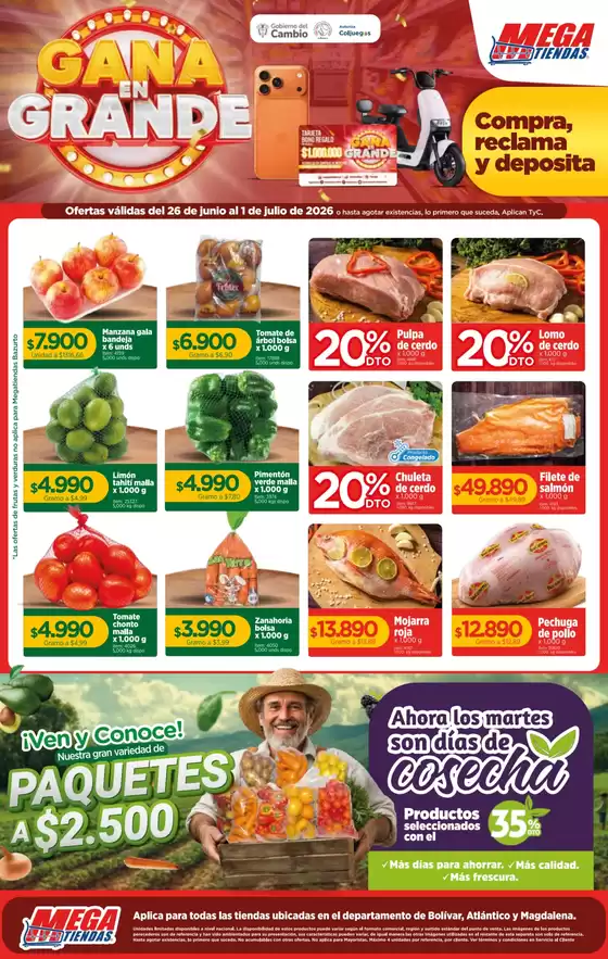 Catálogo MegaTiendas | Aprovecha estas Ofertas  | 2026-06-26T00:00:00.000Z - 2026-07-01T00:00:00.000Z