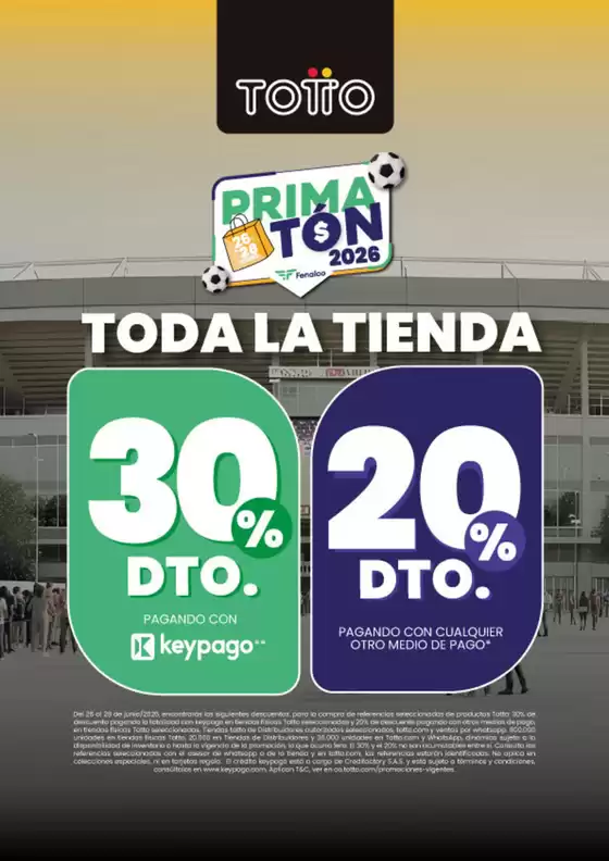Catálogo Totto | Ofertas especiales atractivas para todos | 2026-06-26T00:00:00.000Z - 2026-06-28T00:00:00.000Z