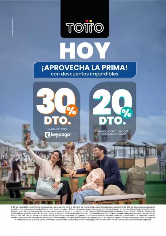 Catálogo Totto | Descuentos y promociones | 2026-06-26T00:00:00.000Z - 2026-07-10T00:00:00.000Z