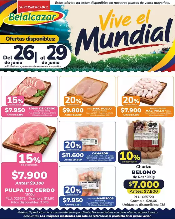 Catálogo Belalcazar | Ofertas Belalcazar | 2026-06-26T00:00:00.000Z - 2026-06-29T00:00:00.000Z
