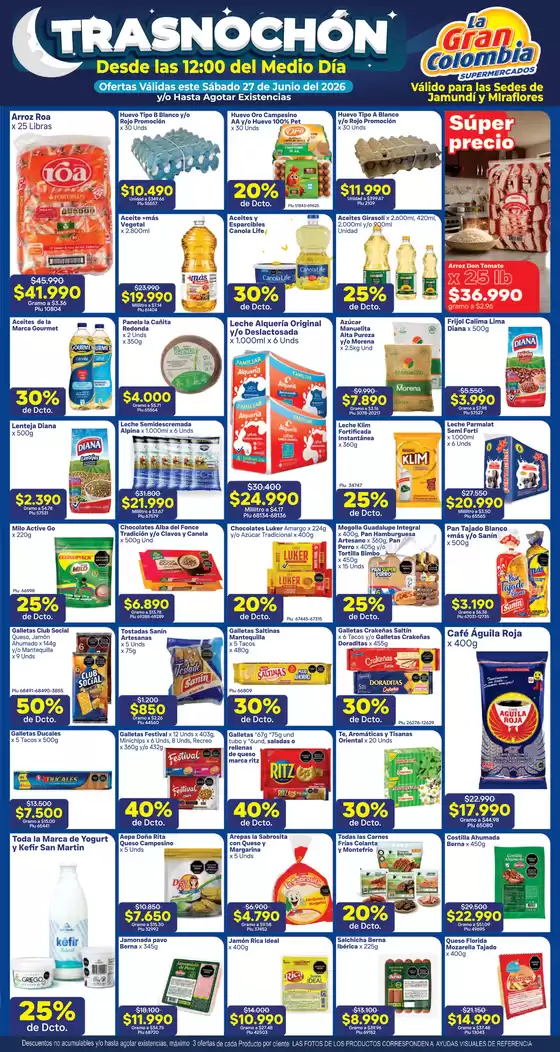 Catálogo La Gran Colombia en Facatativá | Excelente oferta para todos los clientes | 2026-06-27T00:00:00.000Z - 2026-06-27T00:00:00.000Z