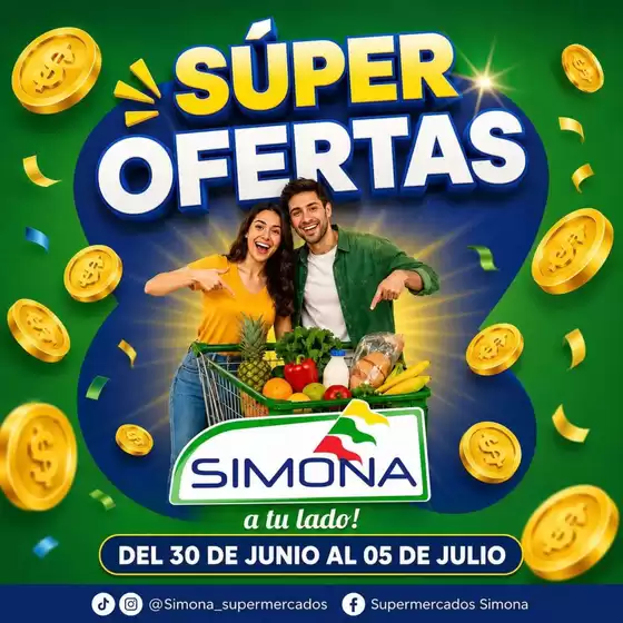 Catálogo Supermercados Simona  en Facatativá | Ofertas Supermercados Simona | 2026-06-30T00:00:00.000Z - 2026-07-05T00:00:00.000Z