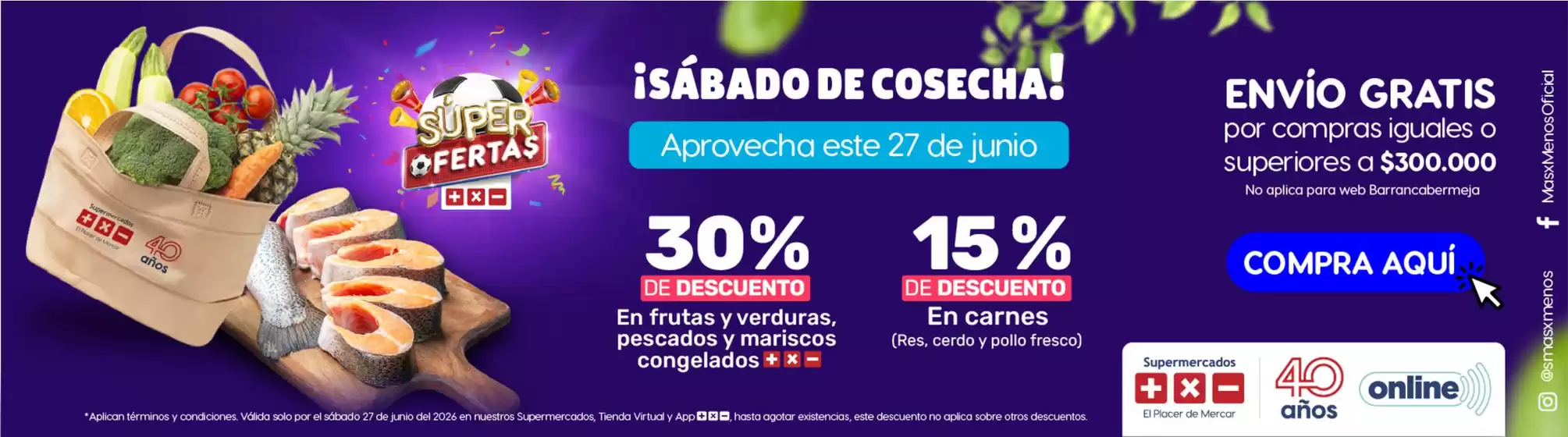 Catálogo Más x Menos en Facatativá | Grandes descuentos en productos seleccionados | 2026-06-27T00:00:00.000Z - 2026-06-27T00:00:00.000Z