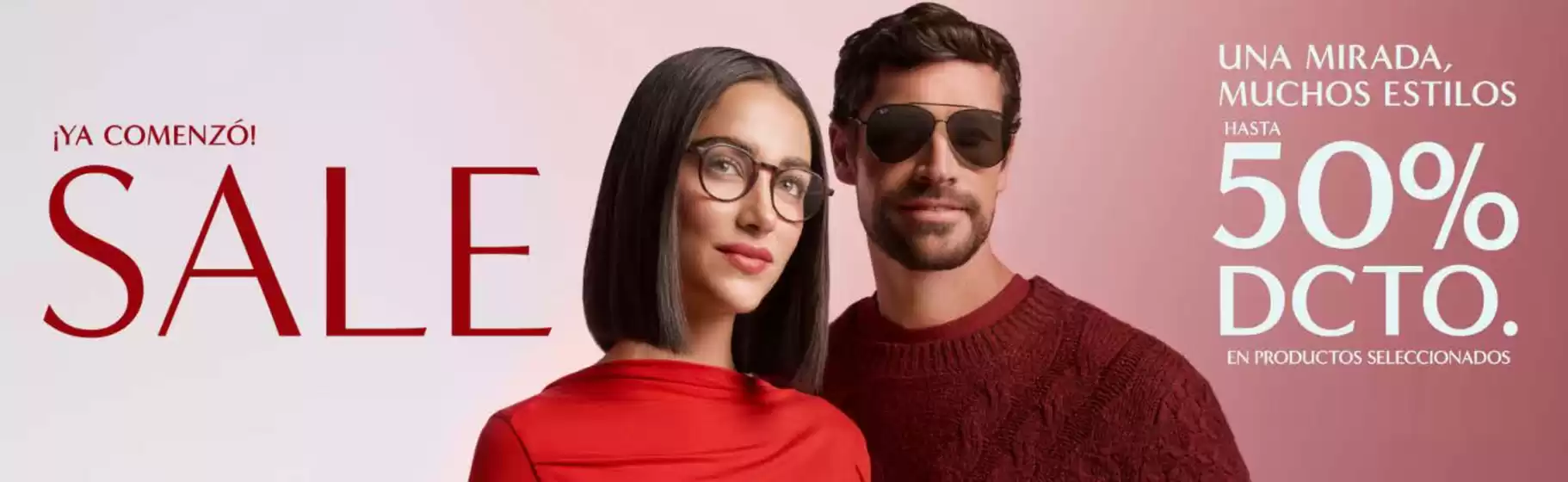 Catálogo Ópticas GMO | Ya Comenzó Sale Hasta 50% OFF | 2026-06-29T00:00:00.000Z - 2026-07-01T00:00:00.000Z