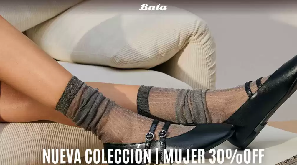 Catálogo Bata |  Nueva colección mujer 30% OFF | 2026-06-30T00:00:00.000Z - 2026-06-30T00:00:00.000Z