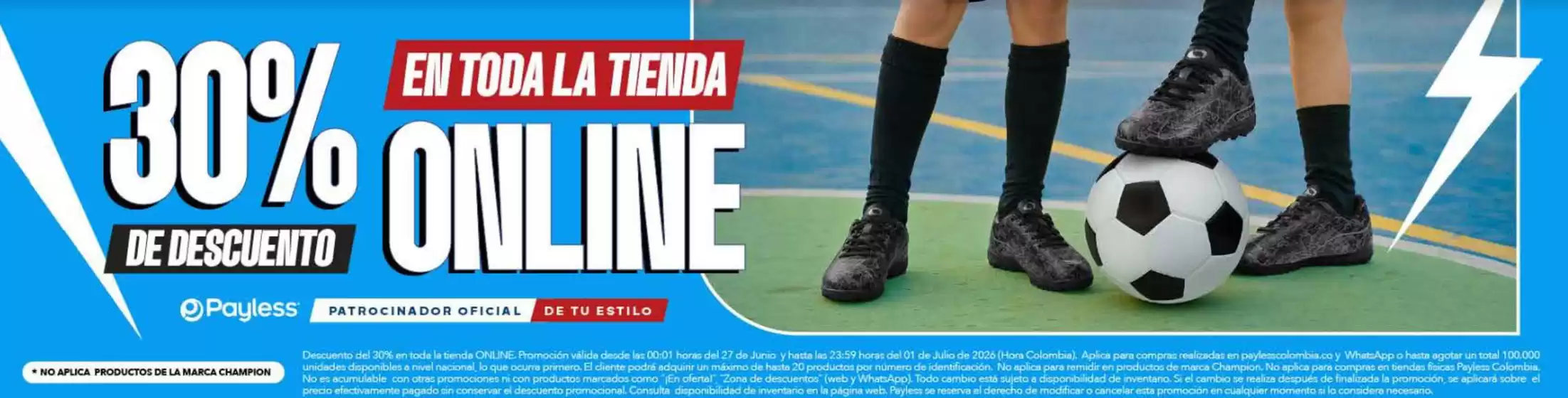 Catálogo Payless | 30% OFF en todo la tienda | 2026-06-30T00:00:00.000Z - 2026-07-01T00:00:00.000Z