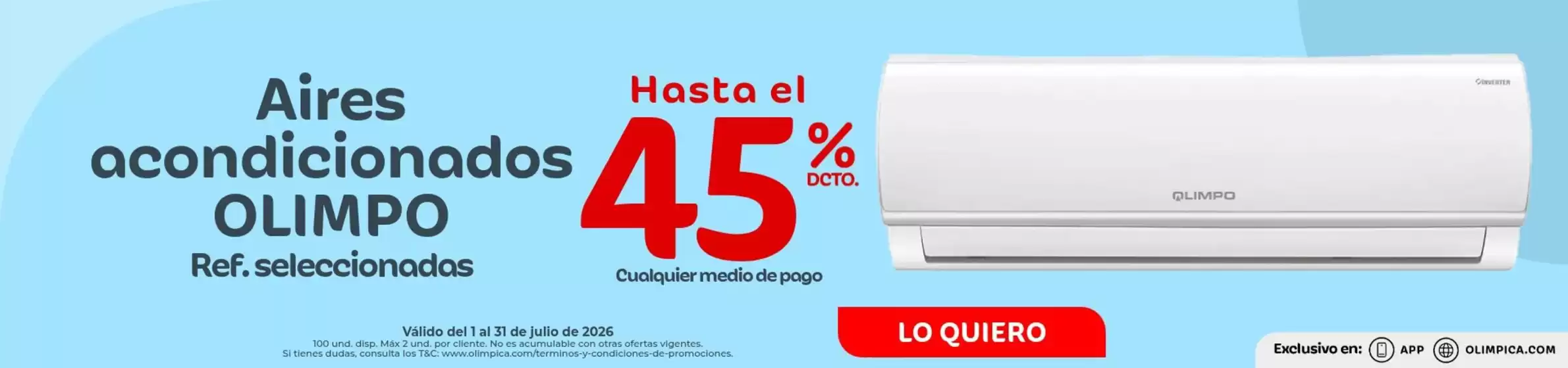 Catálogo Olímpica | Ahorra ahora con nuestras ofertas | 2026-07-01T00:00:00.000Z - 2026-07-31T00:00:00.000Z