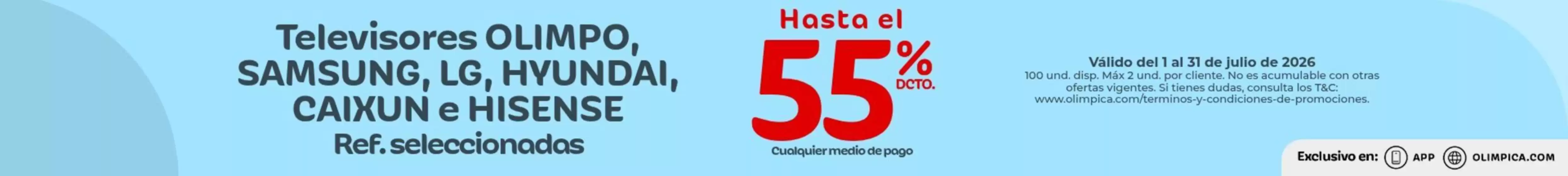 Catálogo Olímpica | Ofertas Olímpica | 2026-07-01T00:00:00.000Z - 2026-07-31T00:00:00.000Z