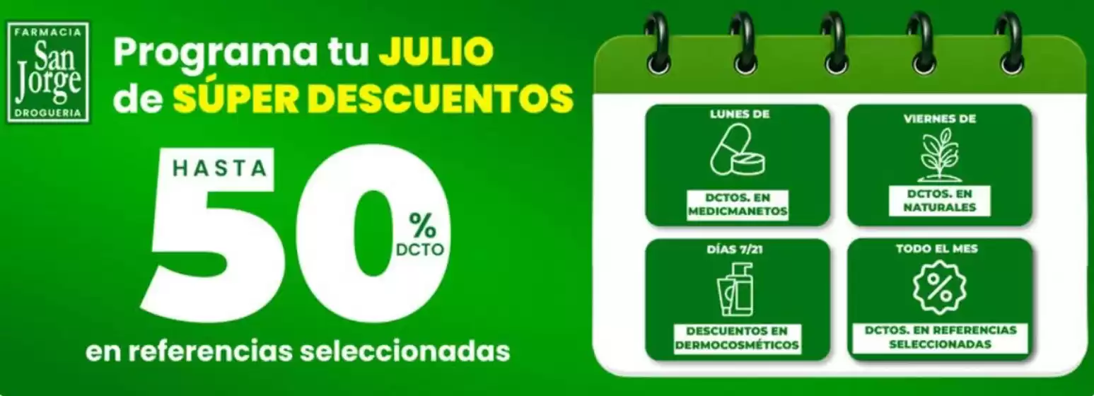 Catálogo Farmacia San Jorge en Tenerife | Super Descuentos hasta 50% OFF | 2026-07-02T00:00:00.000Z - 2026-07-31T00:00:00.000Z